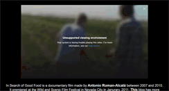 Desktop Screenshot of insearchofgoodfood.org